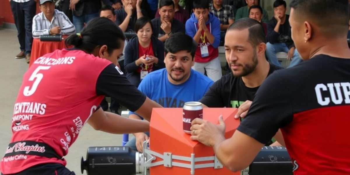 Group of Indian players competing in a Curry Combat Champions tournament with enthusiastic spectators